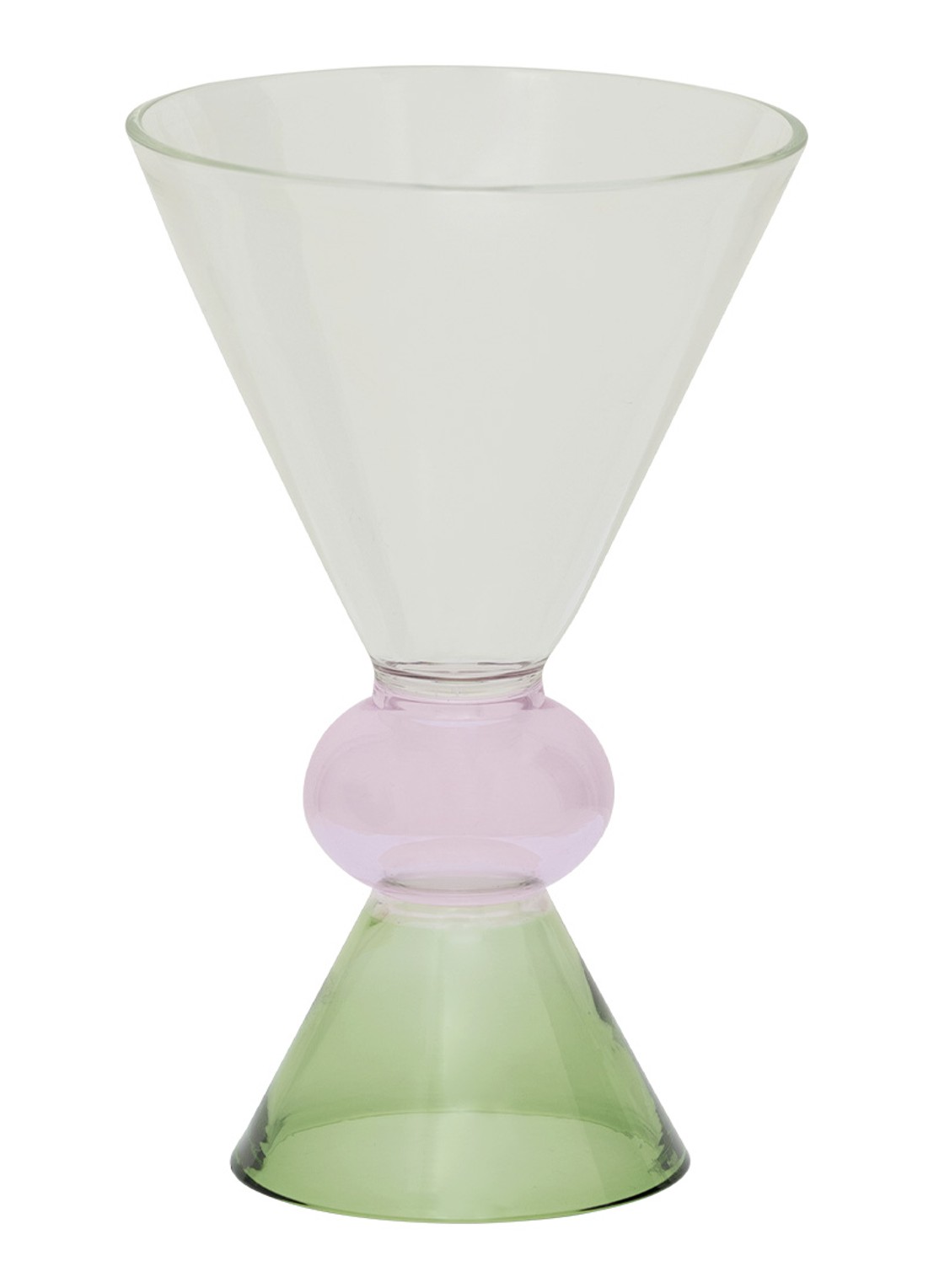 Urban Nature Culture Urban Nature Culture wine glass Ayo, pale green - voorkant groen