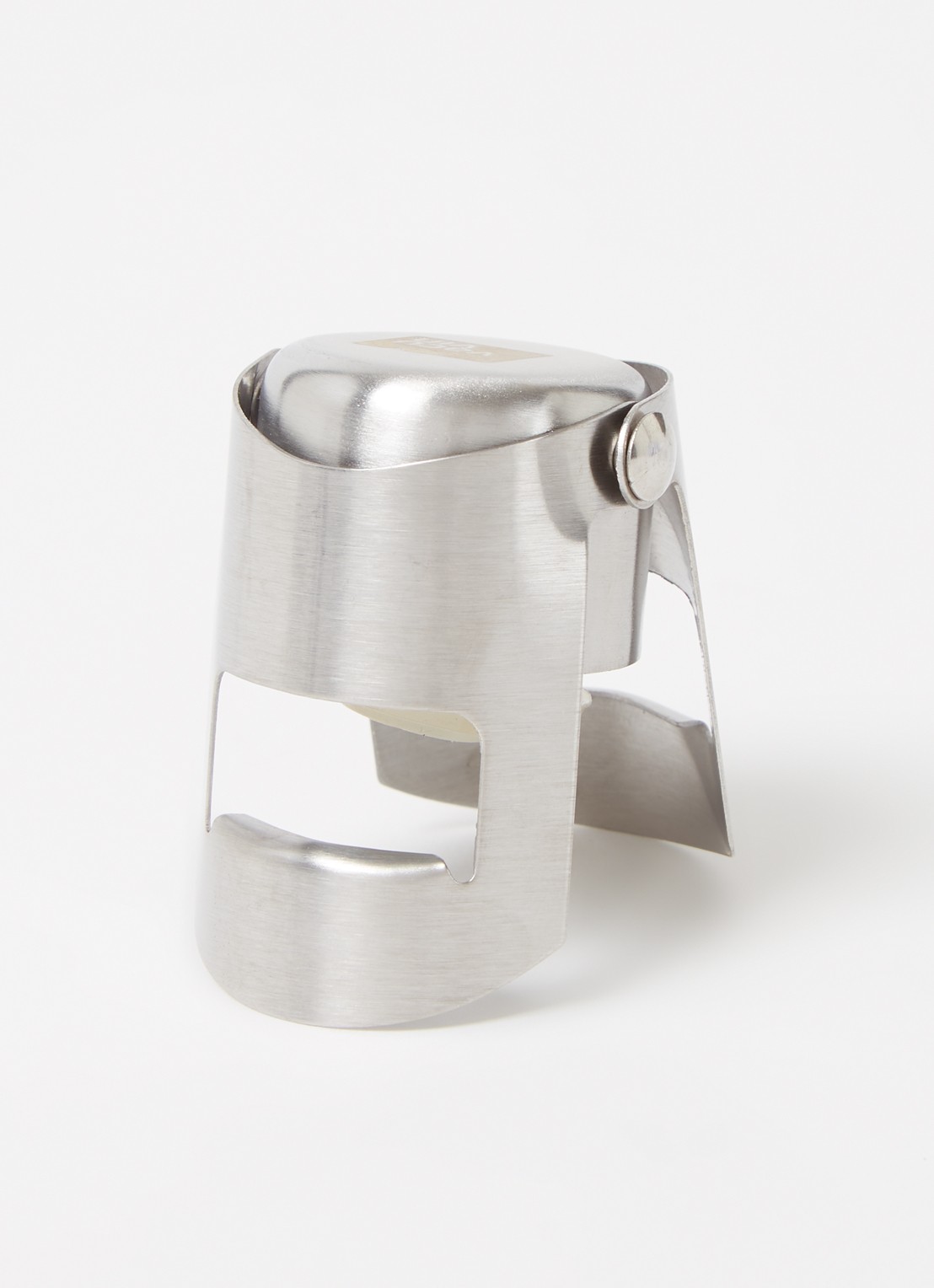 Vacu Vin Champagne stopper  - voorkant 2 zilver