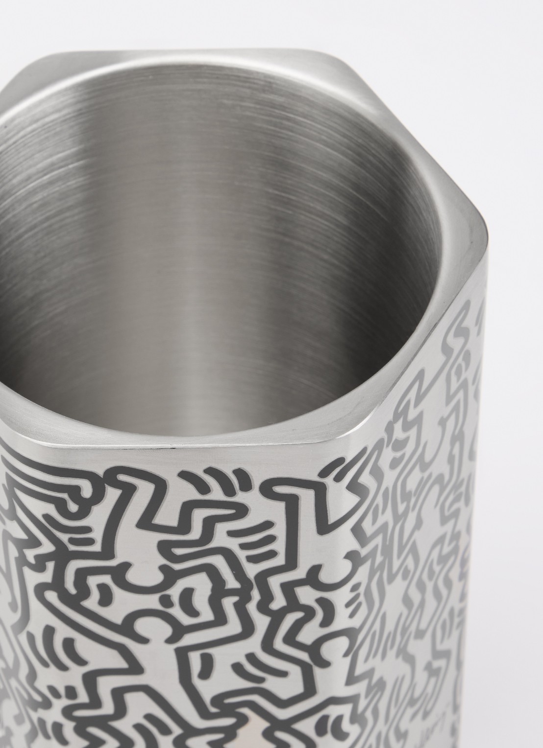 Vacu Vin Wijnkoeler 20 cm - voorkant 2 zilver