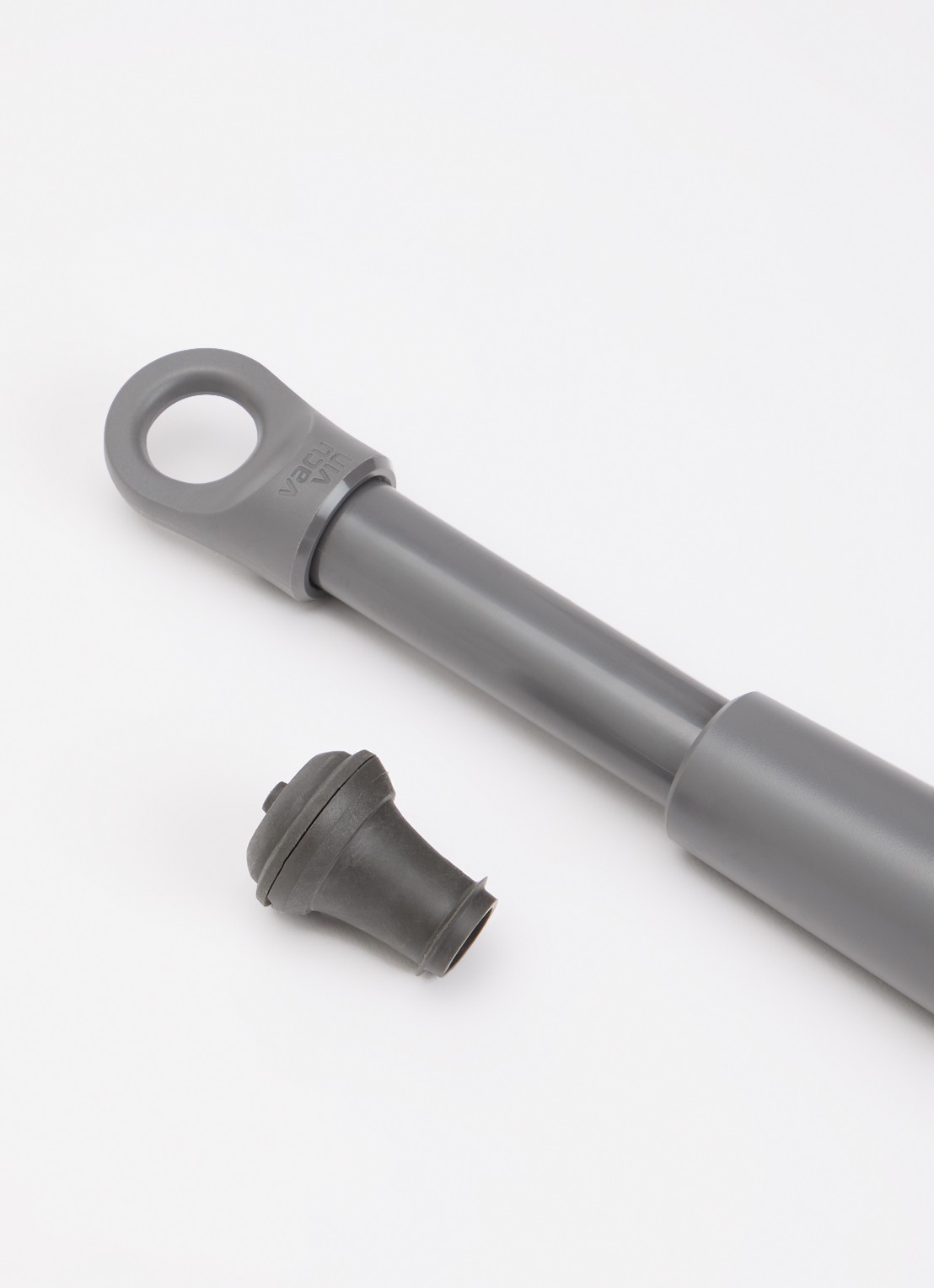 Vacu Vin Wine Saver vacuümpomp met wijnstopper set van 2 - voorkant 2 grijs