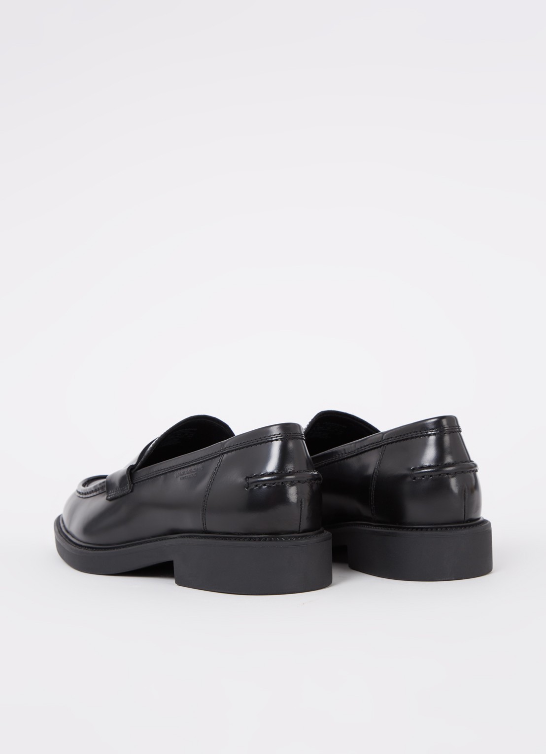Vagabond Shoemakers Alex loafer van leer - achterkant zwart