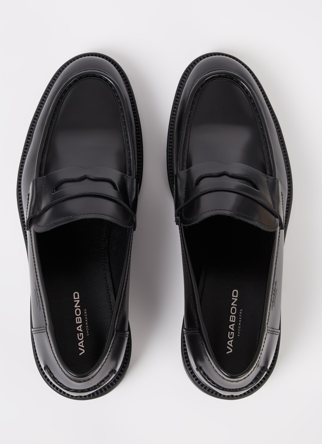 Vagabond Shoemakers Alex loafer van leer - detail 5 zwart