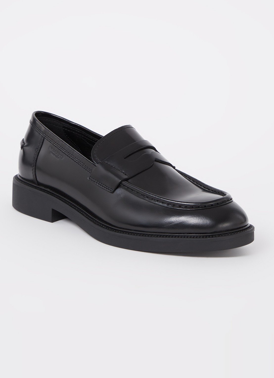 Vagabond Shoemakers Alex loafer van leer - voorkant 2 zwart