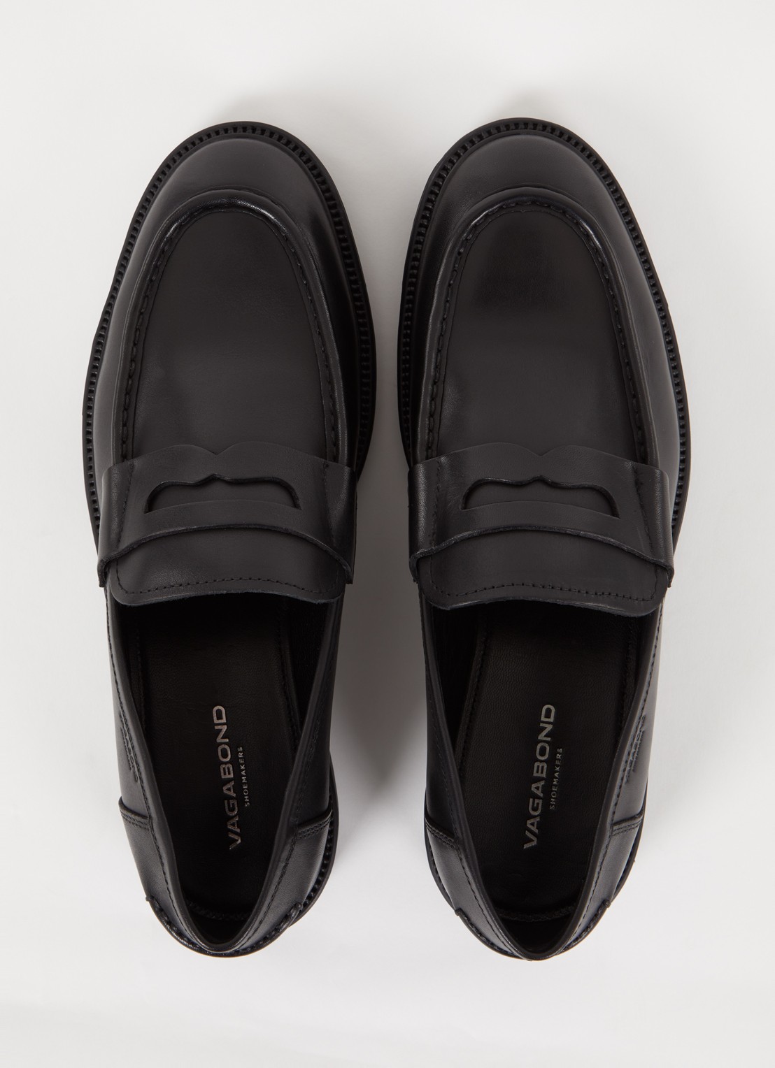 Vagabond Shoemakers Alex M loafer van leer - detail 7 zwart