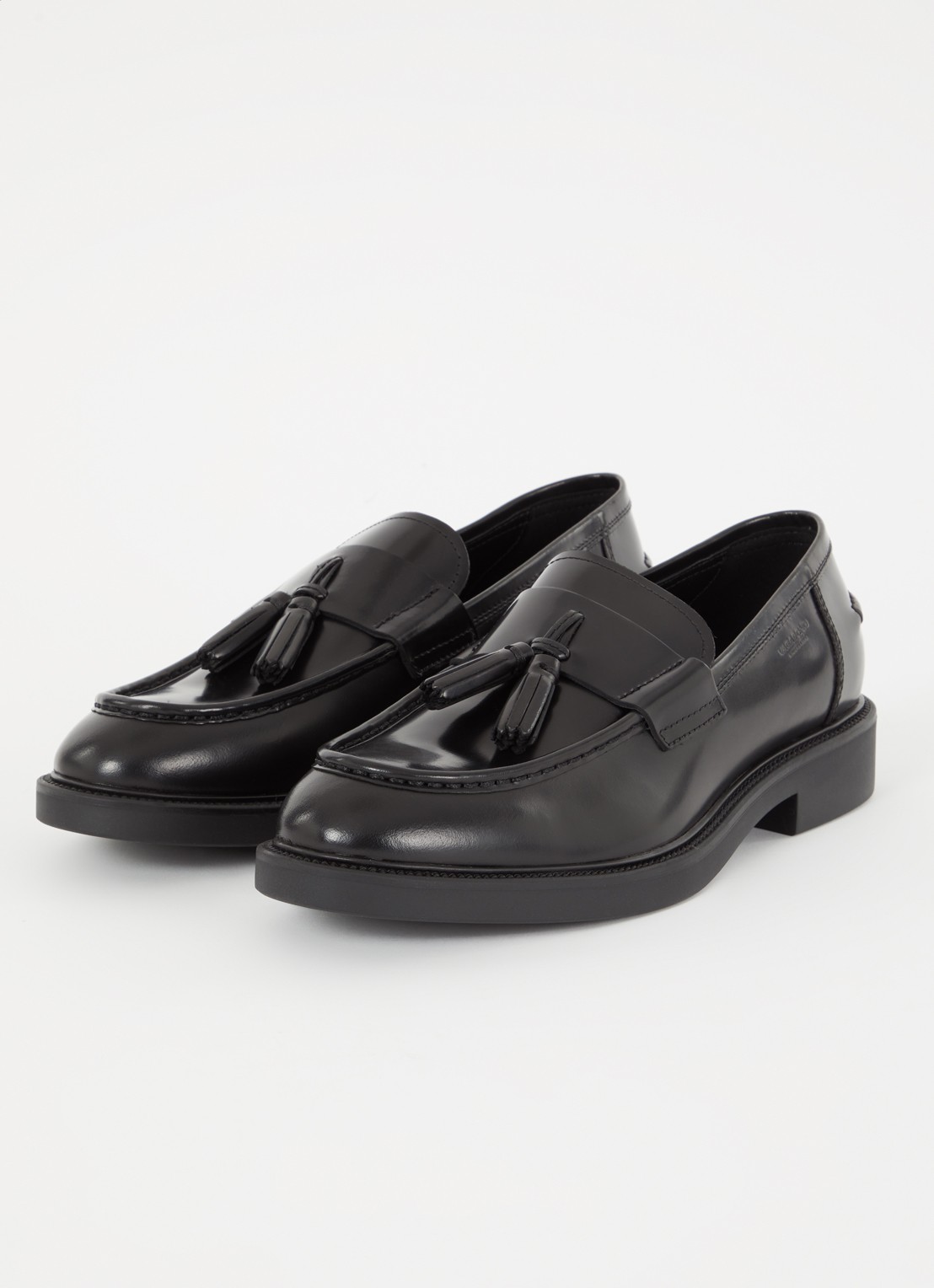 Vagabond Shoemakers Alex M loafer van leer - detail zwart