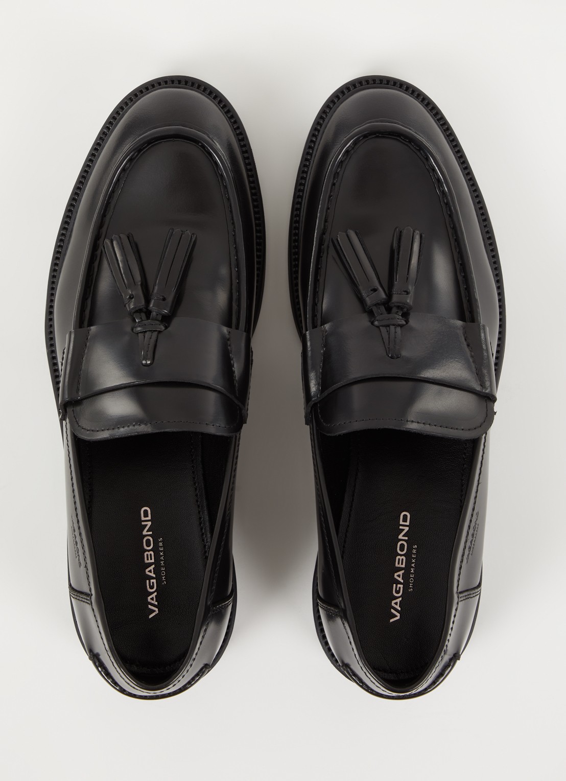 Vagabond Shoemakers Alex M loafer van leer - detail 2 zwart