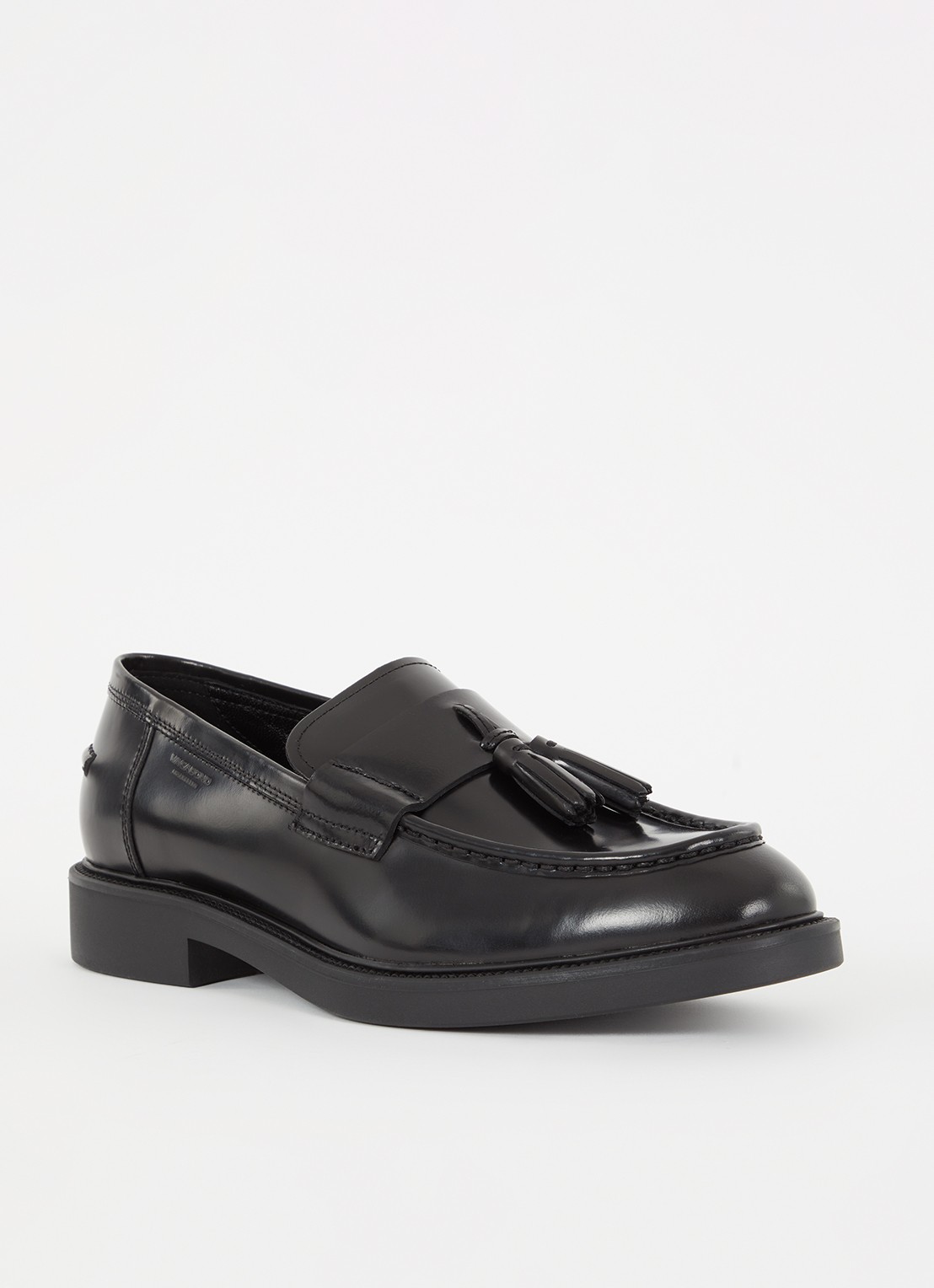 Vagabond Shoemakers Alex M loafer van leer - voorkant 5 zwart