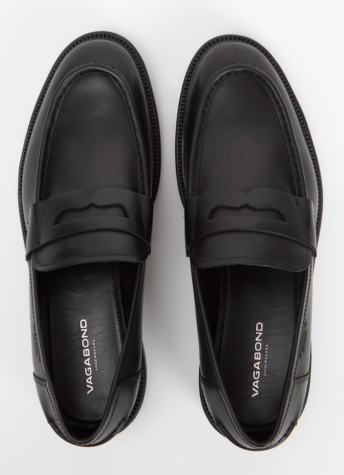 Vagabond Shoemakers Alex M loafer van leer - detail 5 zwart
