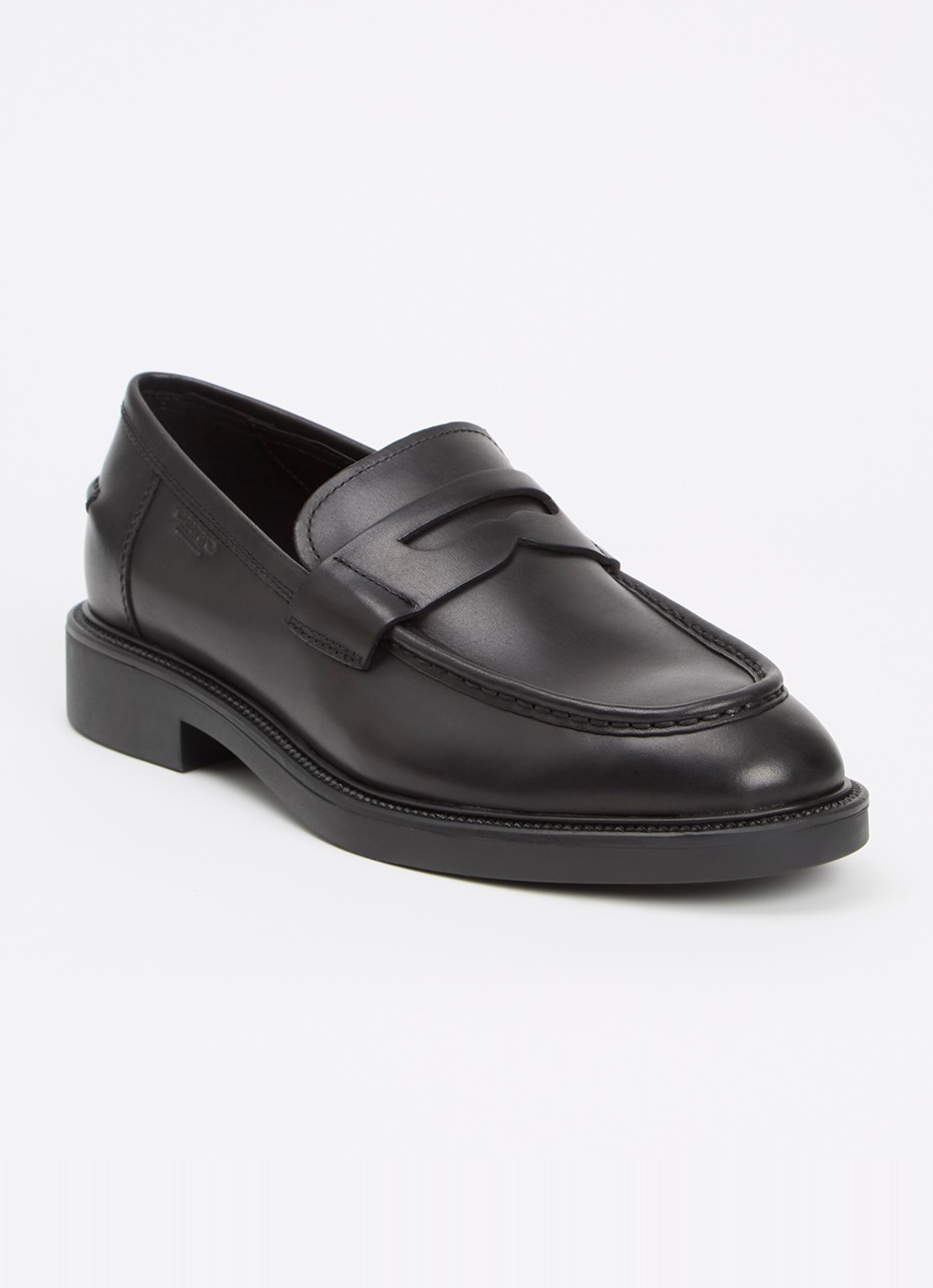 Vagabond Shoemakers Alex M loafer van leer - voorkant 2 zwart