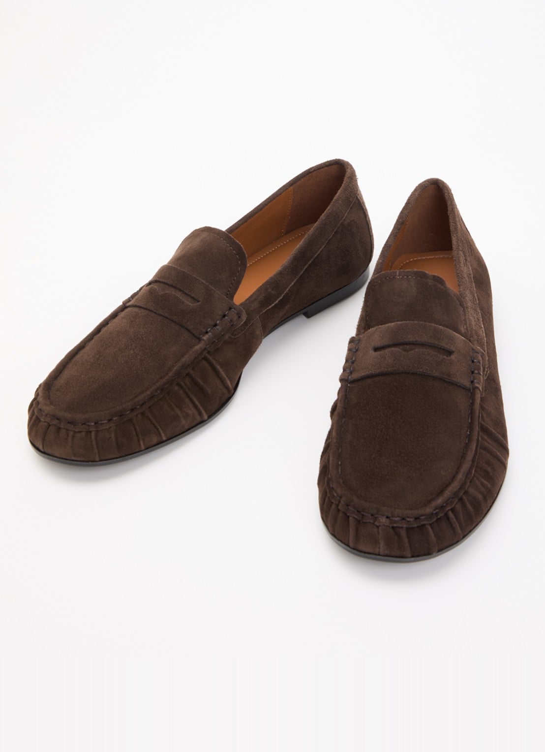 Vagabond Shoemakers Aleya loafer van geitensuède - detail 3 donkerbruin
