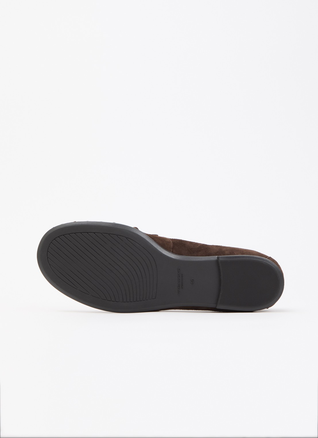 Vagabond Shoemakers Aleya loafer van geitensuède - detail 5 donkerbruin