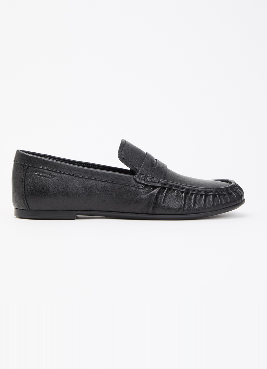 Vagabond Shoemakers Aleya loafer van schapenleer - voorkant 4 zwart