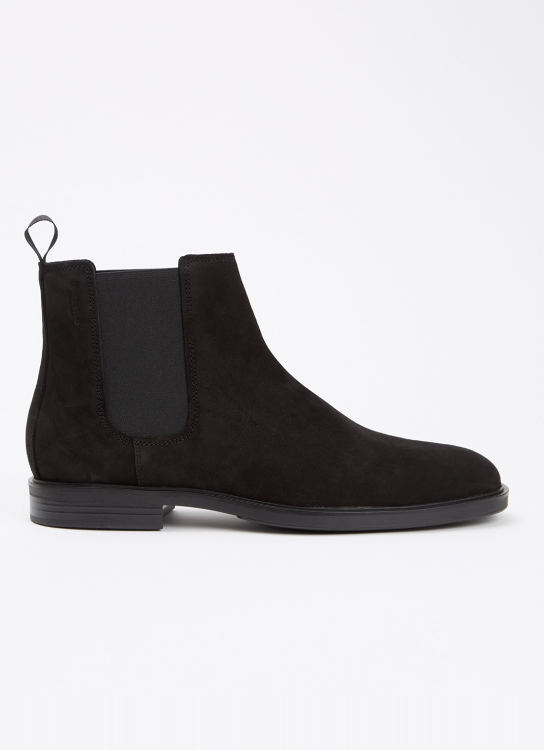 Vagabond Shoemakers Andrew chelsea boot van suède - voorkant 4 zwart