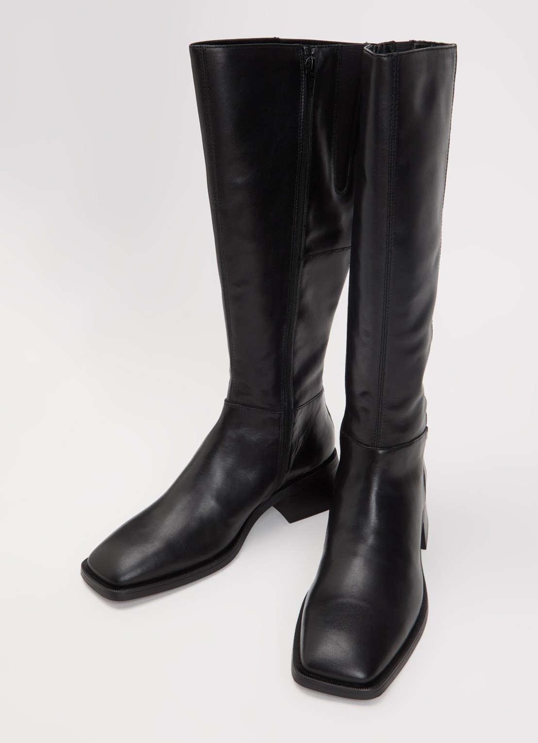 Vagabond Shoemakers Blanca laars van leer - detail zwart