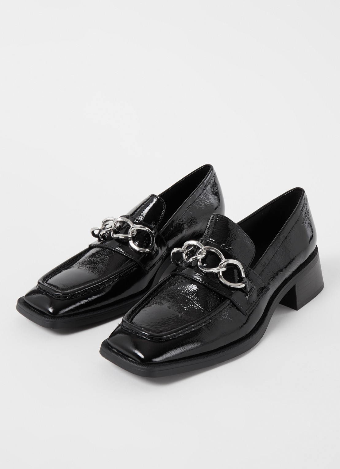 Vagabond Shoemakers Blanca loafer van lakleer - detail 2 zwart