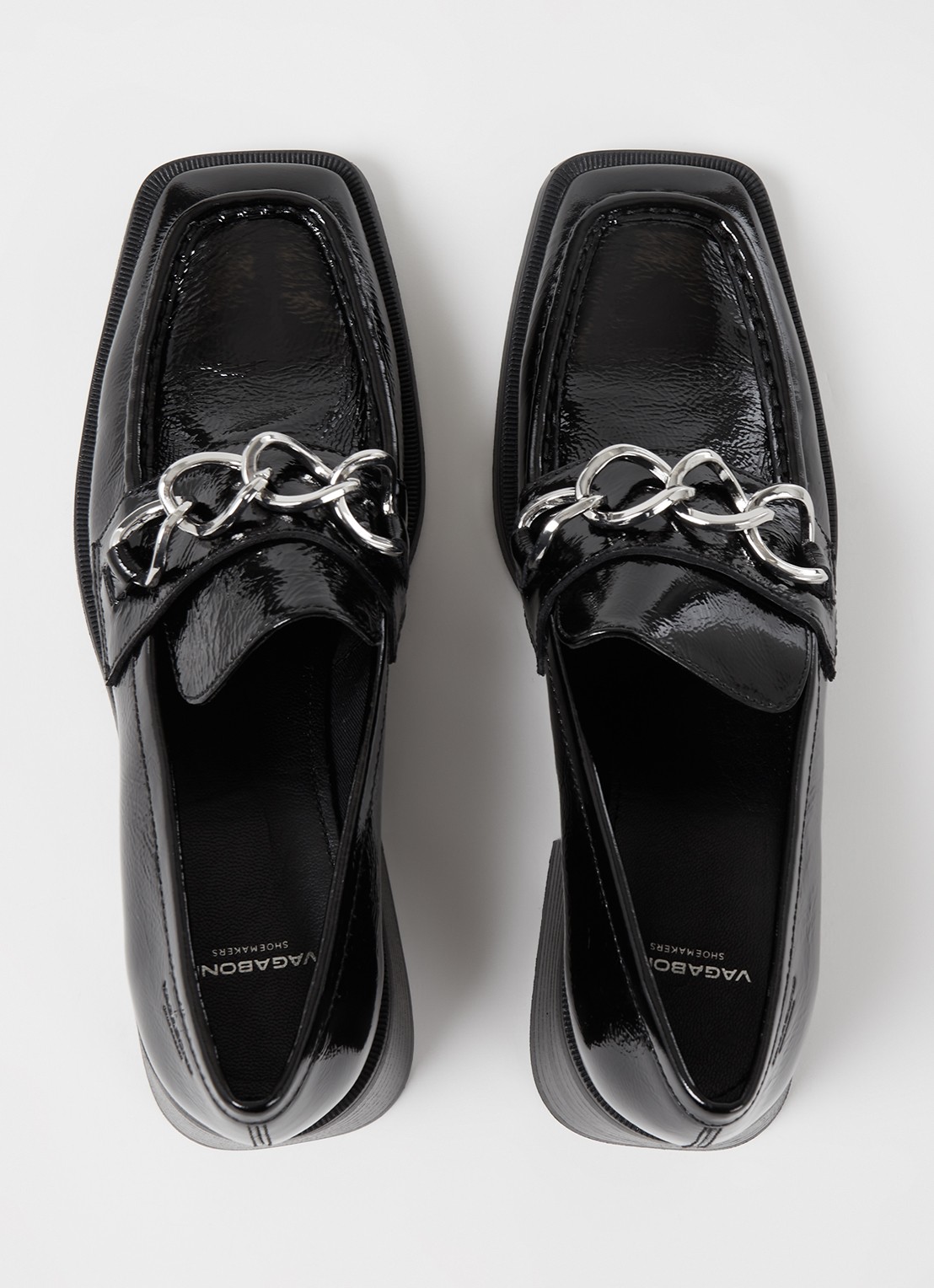 Vagabond Shoemakers Blanca loafer van lakleer - detail 4 zwart