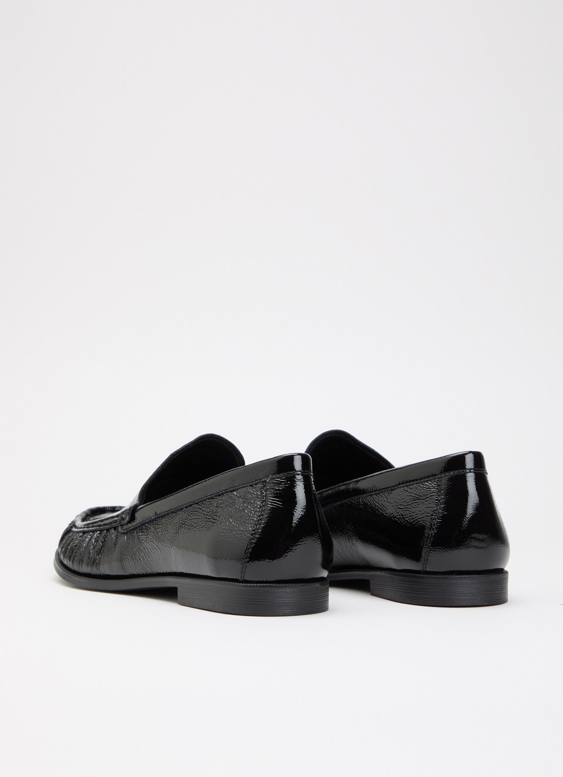 Vagabond Shoemakers Brandi loafer van leer met lakfinish - achterkant 5 zwart