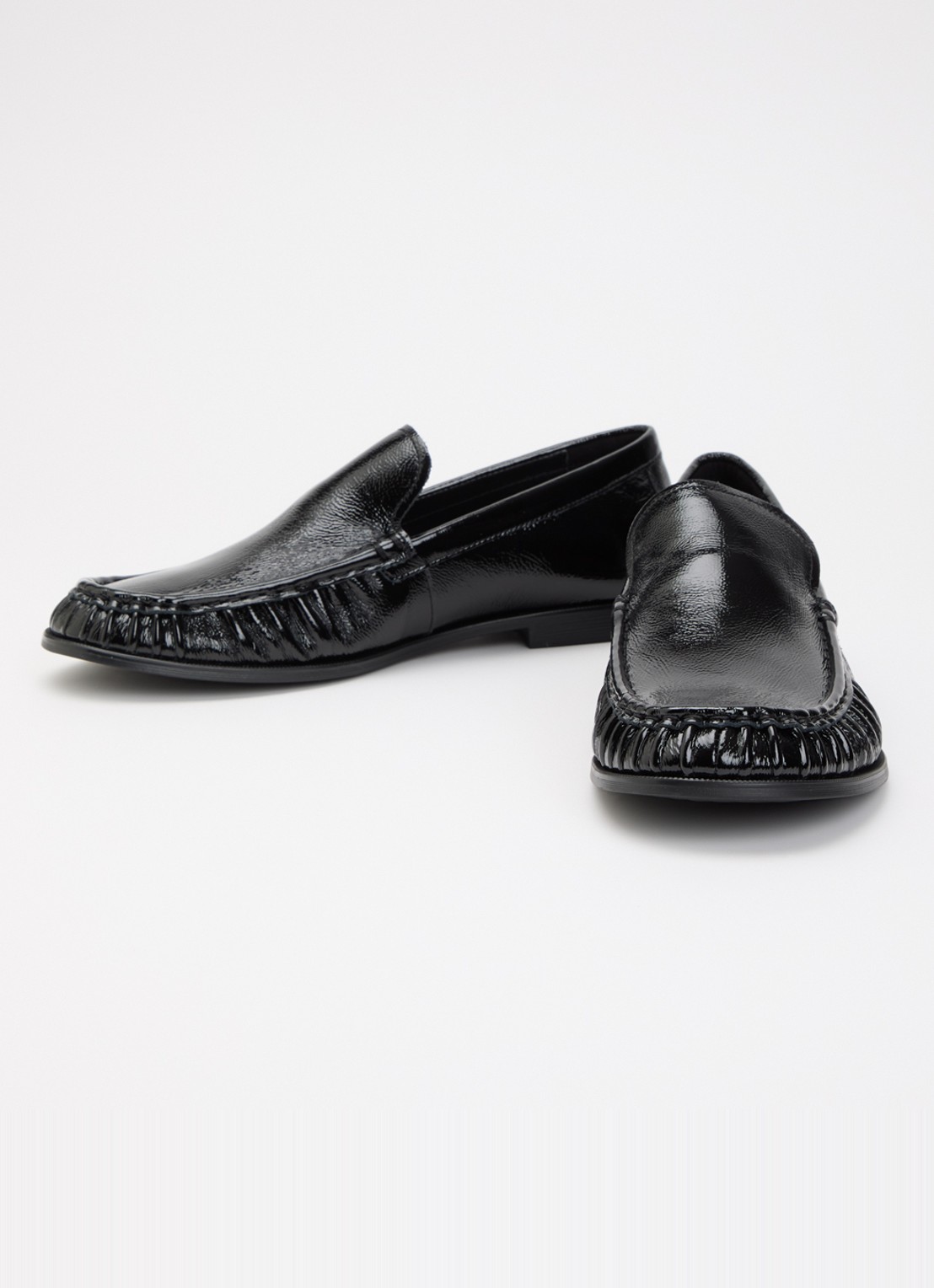 Vagabond Shoemakers Brandi loafer van leer met lakfinish - detail 2 zwart