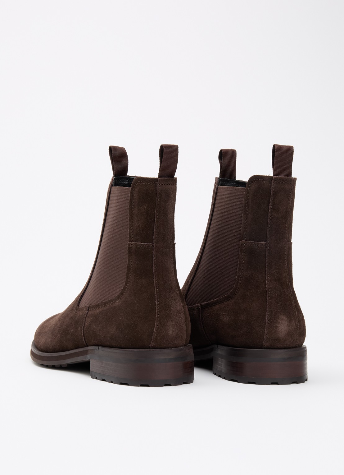 Vagabond Shoemakers Brian chelsea boot van suède - achterkant 3 donkerbruin