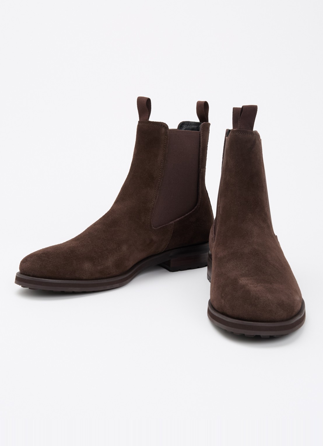Vagabond Shoemakers Brian chelsea boot van suède - detail 4 donkerbruin