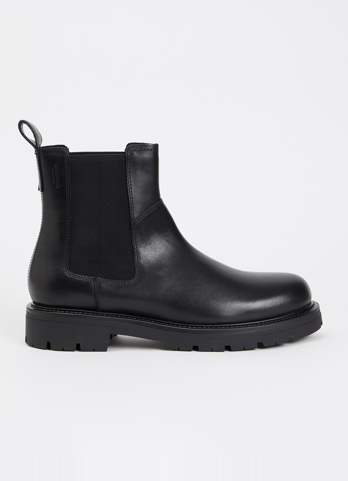 Vagabond Shoemakers Cameron chelsea boot van leer - voorkant zwart