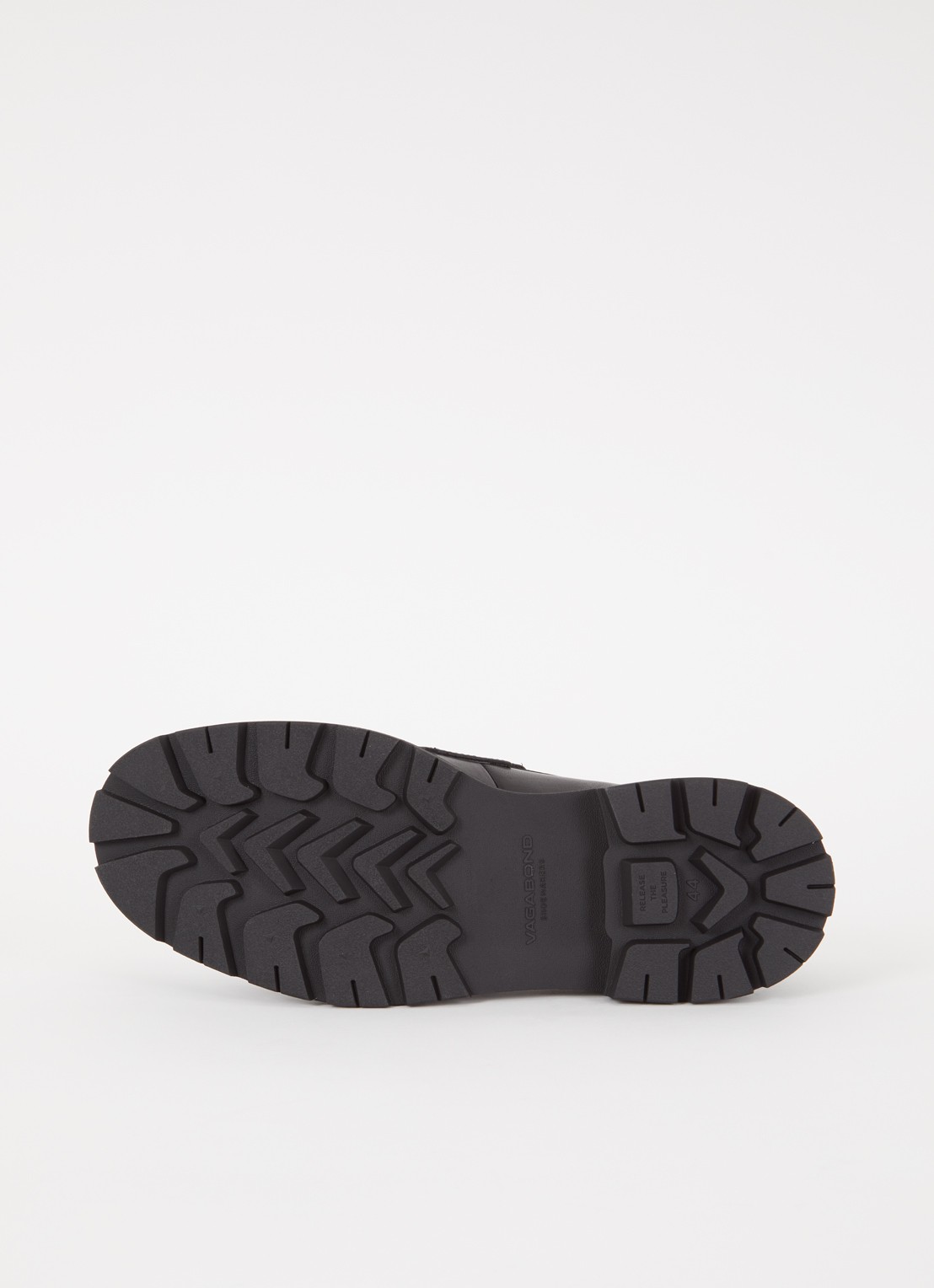Vagabond Shoemakers Cameron loafer van leer met franjes - detail 6 zwart