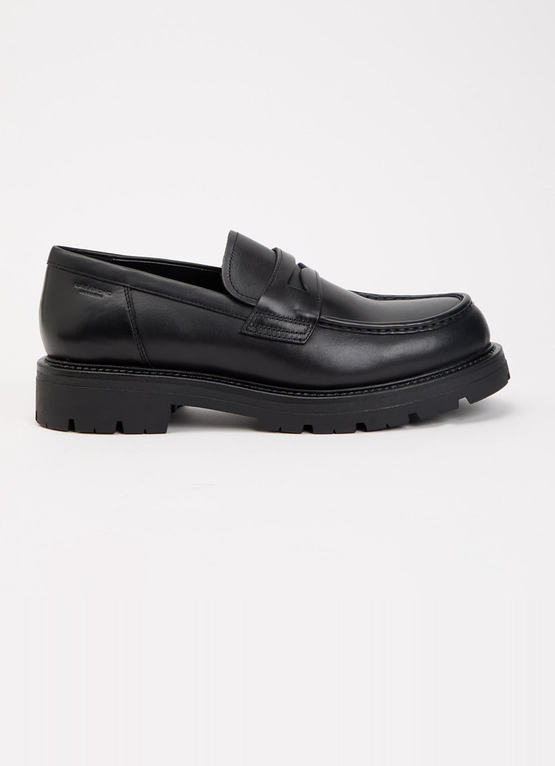 Vagabond Shoemakers Cameron loafer van leer - voorkant 4 zwart