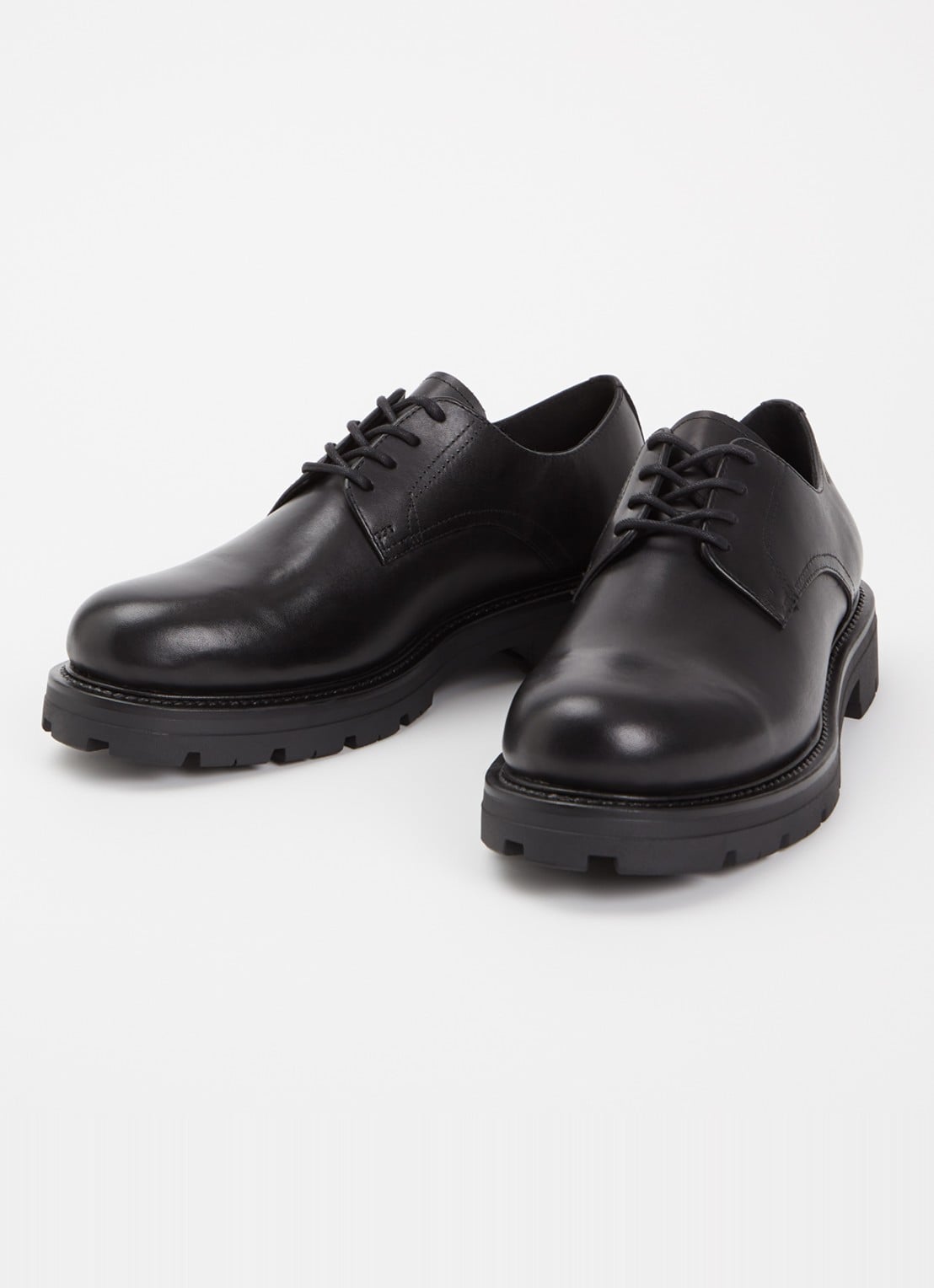 Vagabond Shoemakers Cameron veterschoen van leer - detail 3 zwart