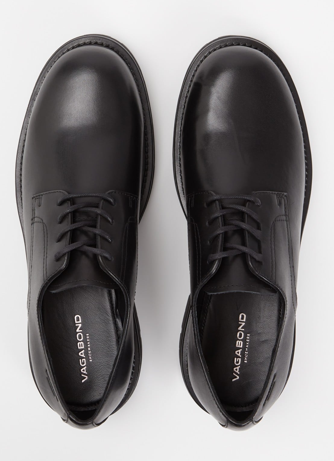 Vagabond Shoemakers Cameron veterschoen van leer - detail 4 zwart
