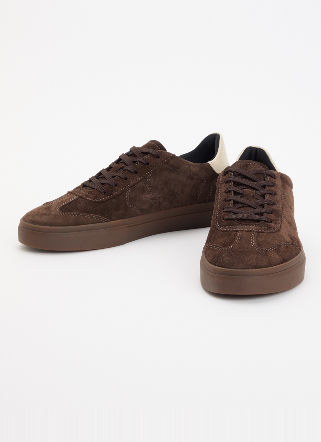 Vagabond Shoemakers Cody sneaker van suède - detail 4 donkerbruin