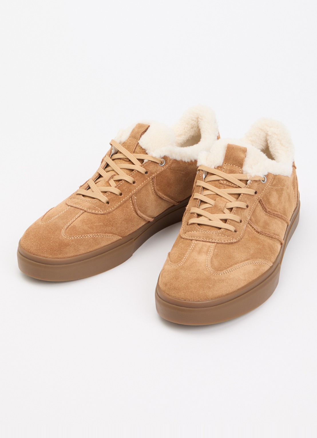 Vagabond Shoemakers Cody sneaker van suède - detail camel