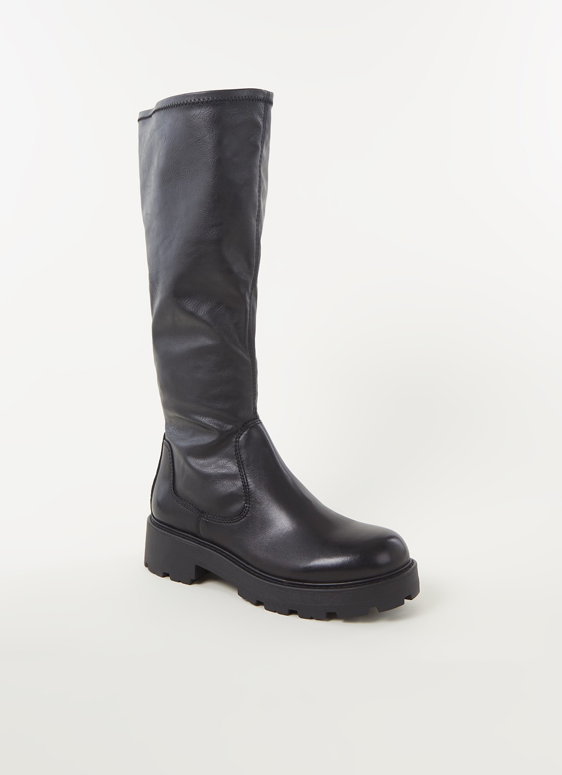 Vagabond Shoemakers Cosmo 2.0 laars met leren details - voorkant 3 zwart
