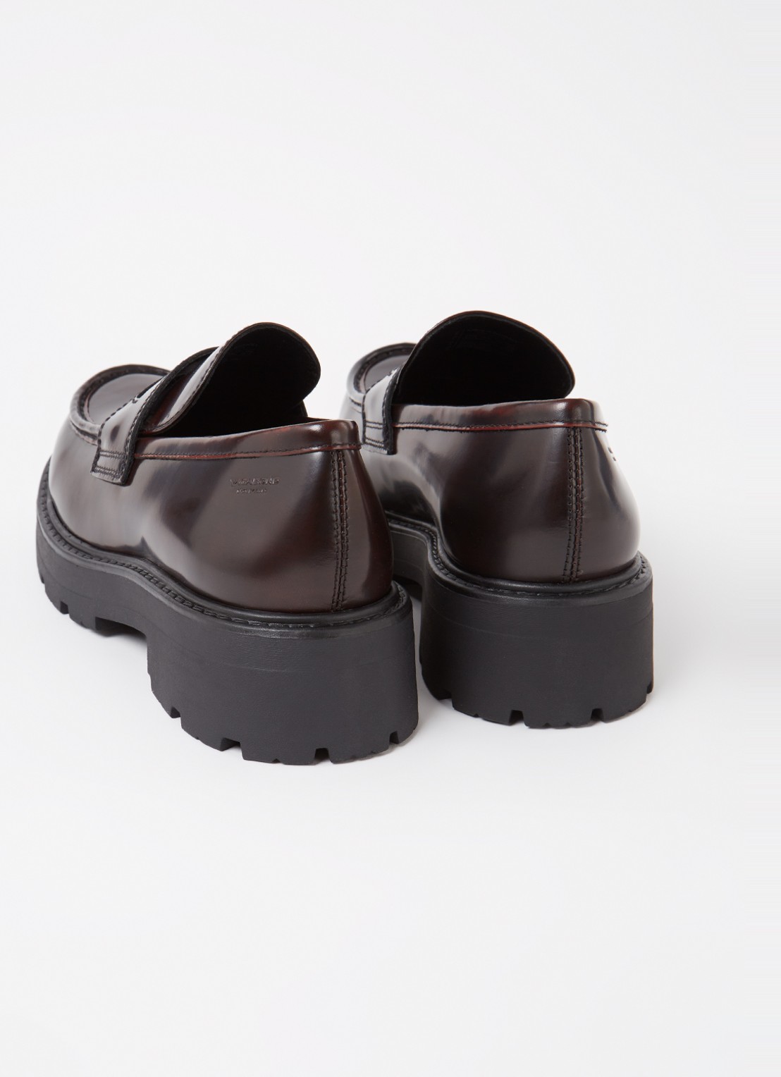 Vagabond Shoemakers Cosmo 2.0 loafer van leer - detail 2 bordeauxrood