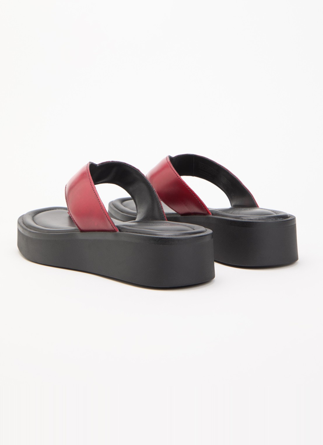 Vagabond Shoemakers Danya slipper van leer - achterkant 4 donkerrood
