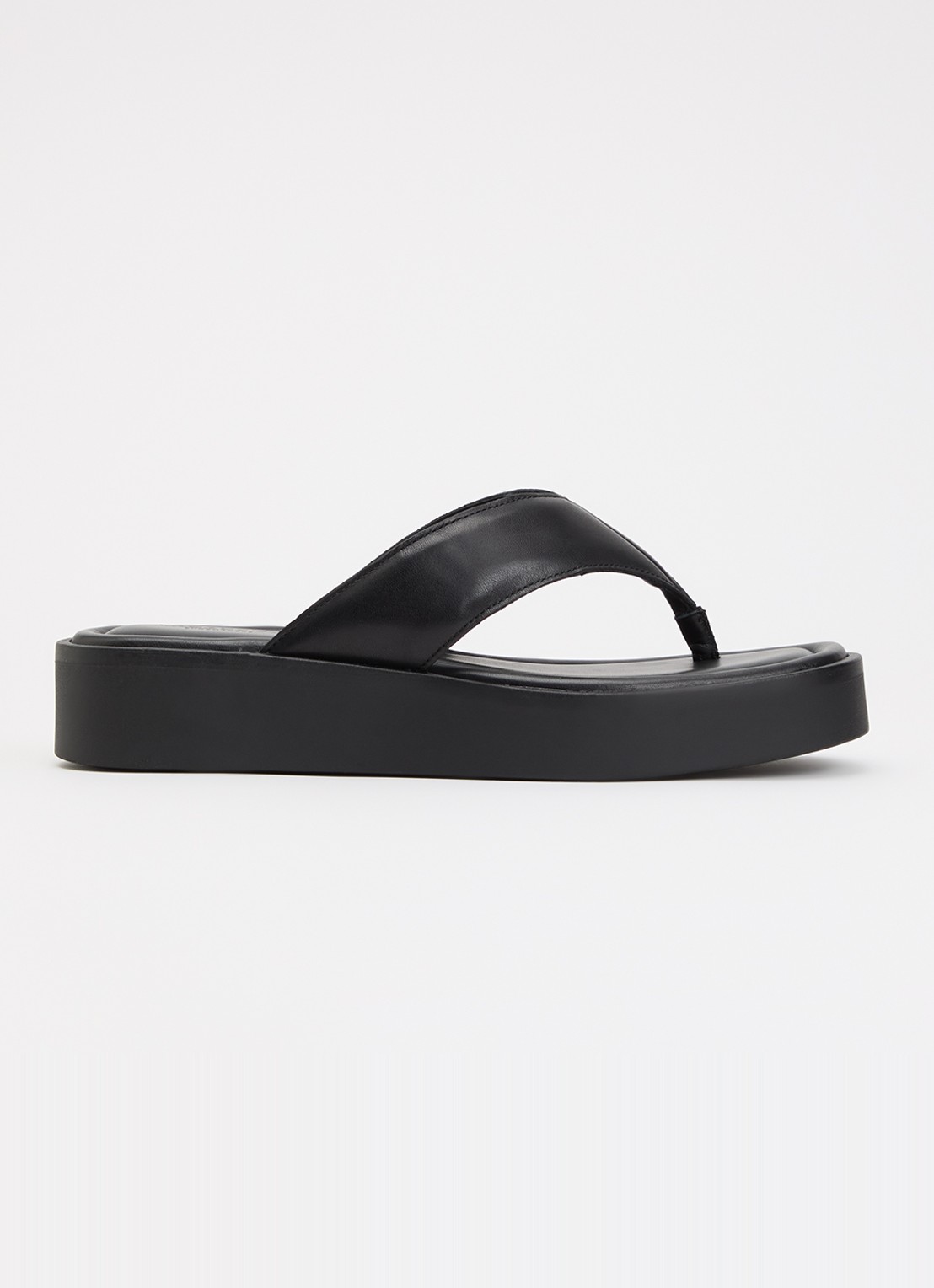 Vagabond Shoemakers Danya slippers van leer - voorkant 4 zwart