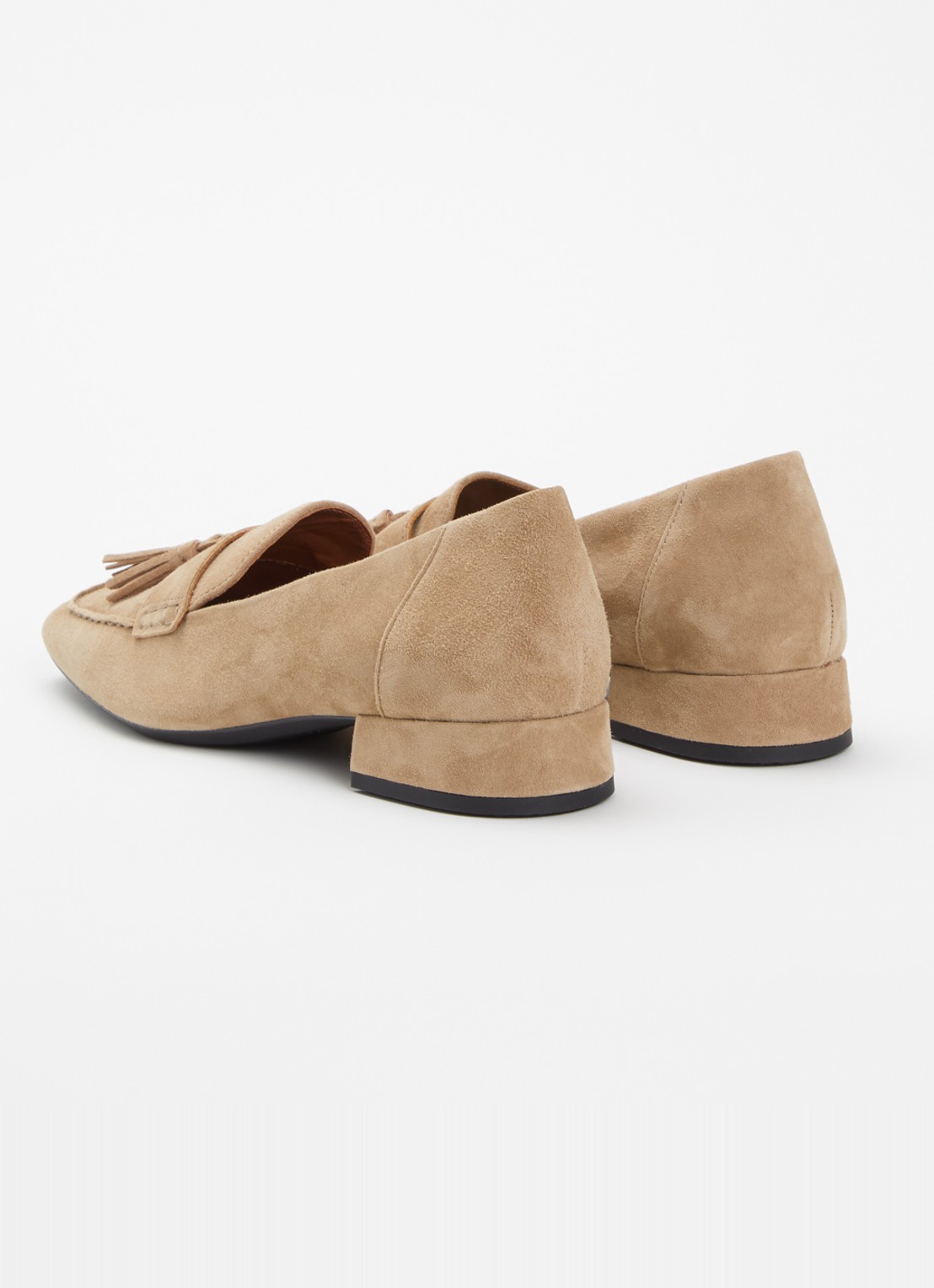 Vagabond Shoemakers Debbi loafer van suède - achterkant beige