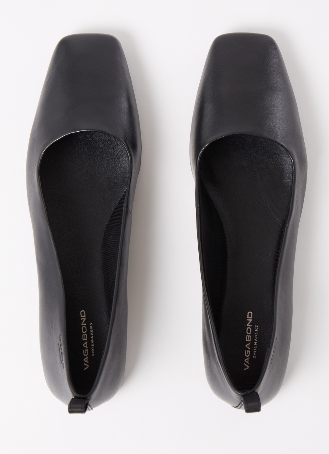 Vagabond Shoemakers Delia ballerina van leer - detail 3 zwart