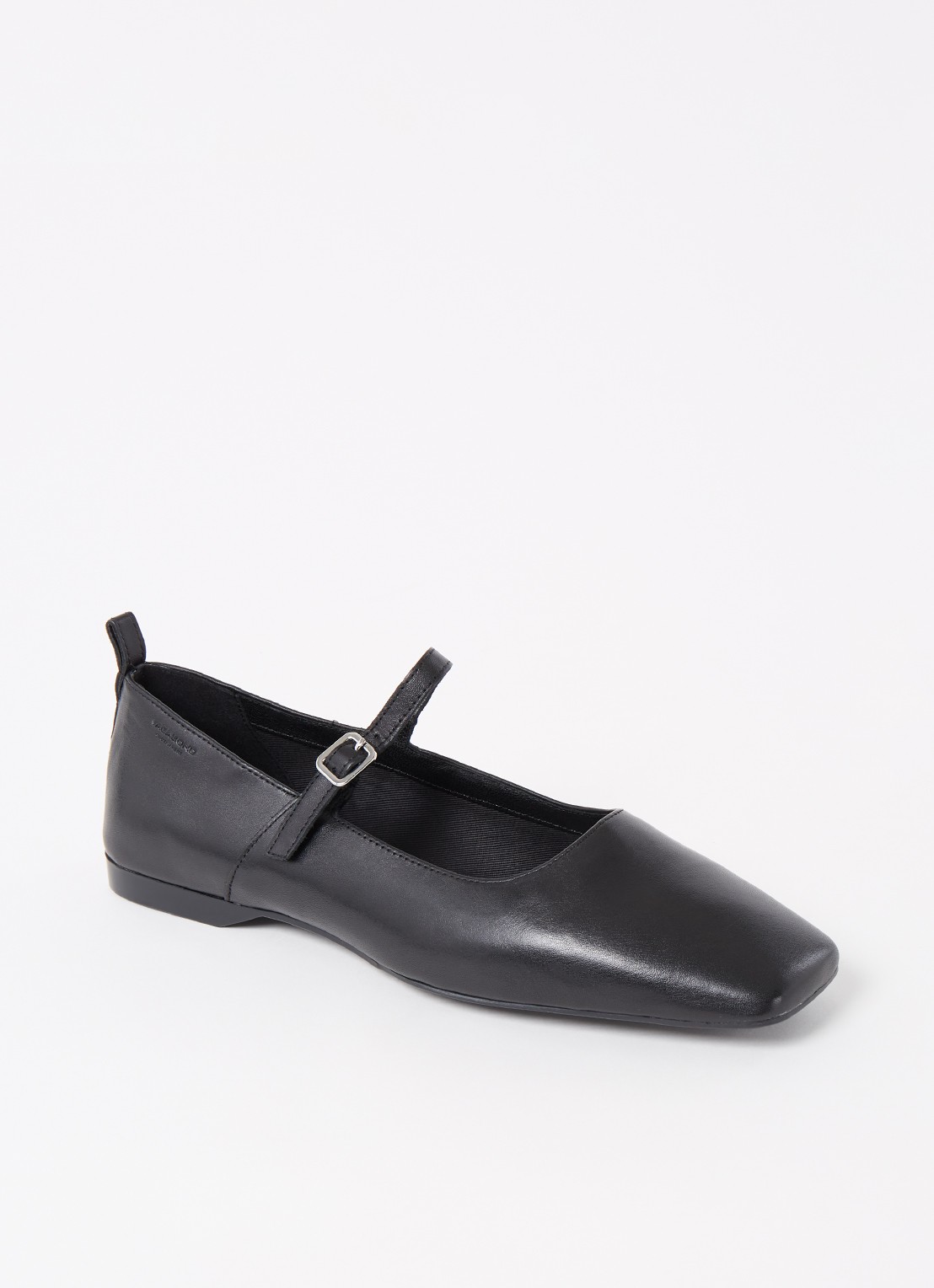 Vagabond Shoemakers Delia ballerina van leer - voorkant 7 zwart