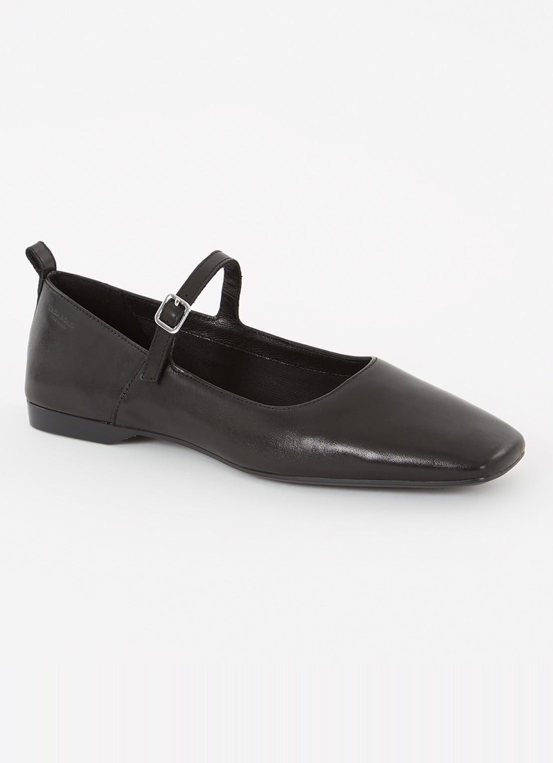 Vagabond Shoemakers Delia ballerina van leer - voorkant 8 zwart
