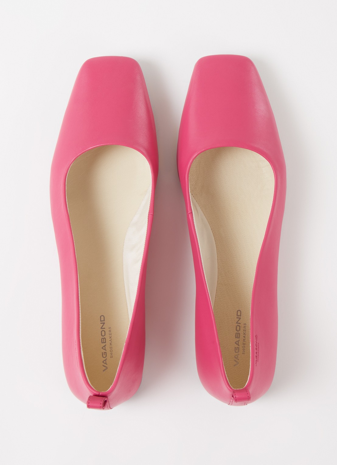 Vagabond Shoemakers Delia ballerina van leer - detail 3 fuchsia