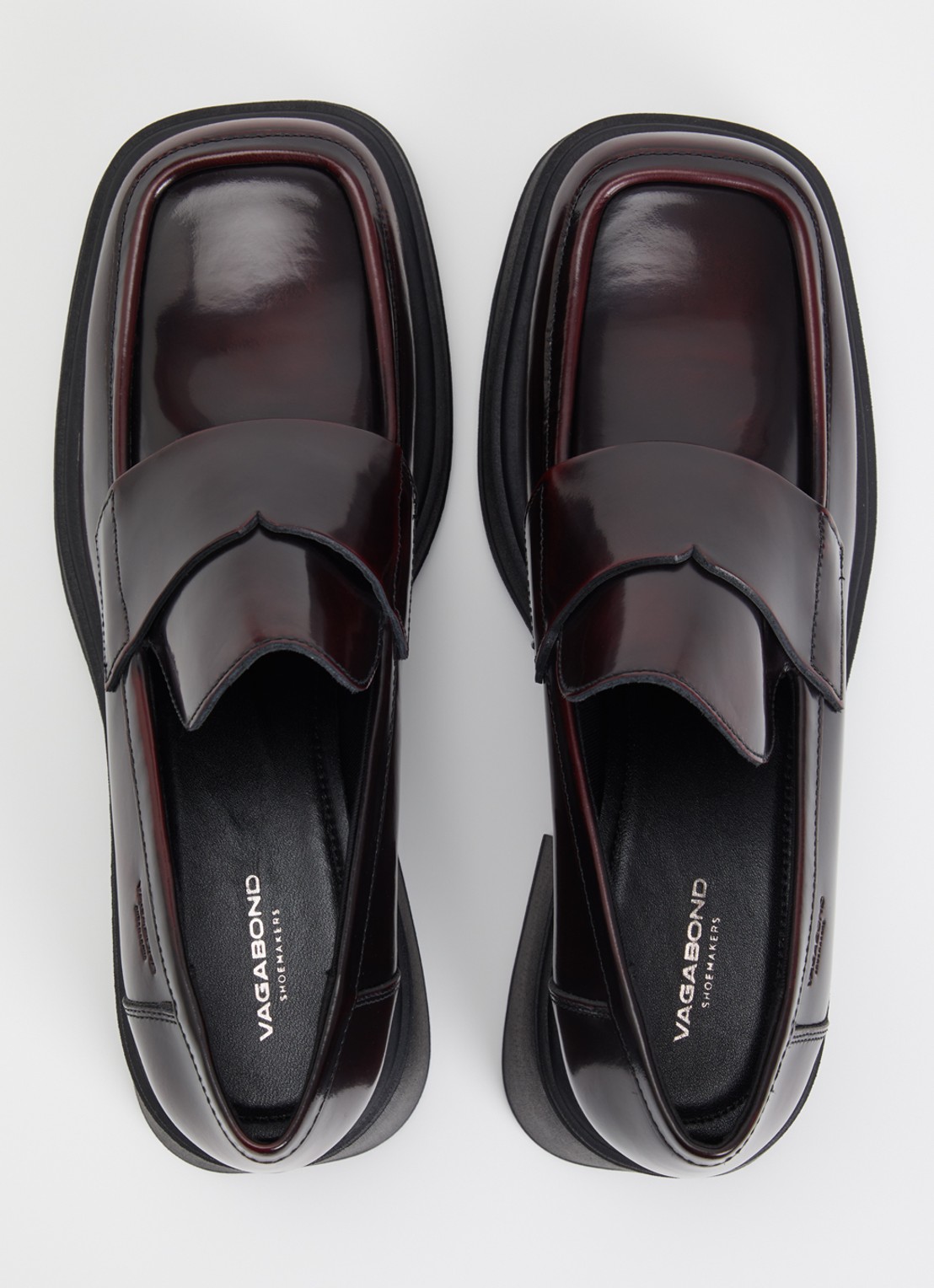 Vagabond Shoemakers Dorah loafer van lakleer - detail 4 bordeauxrood