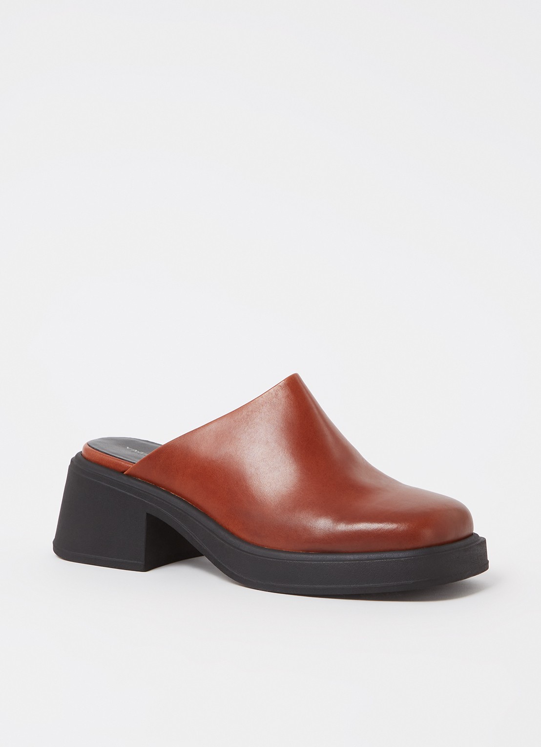 Vagabond Shoemakers Dorah muiltje van leer  - voorkant 5 lichtbruin