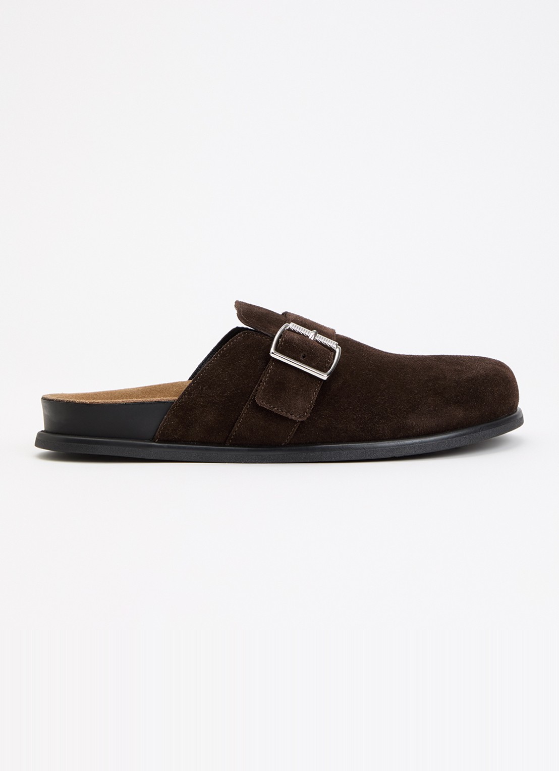 Vagabond Shoemakers Effie muiltje van suède - voorkant 4 donkerbruin