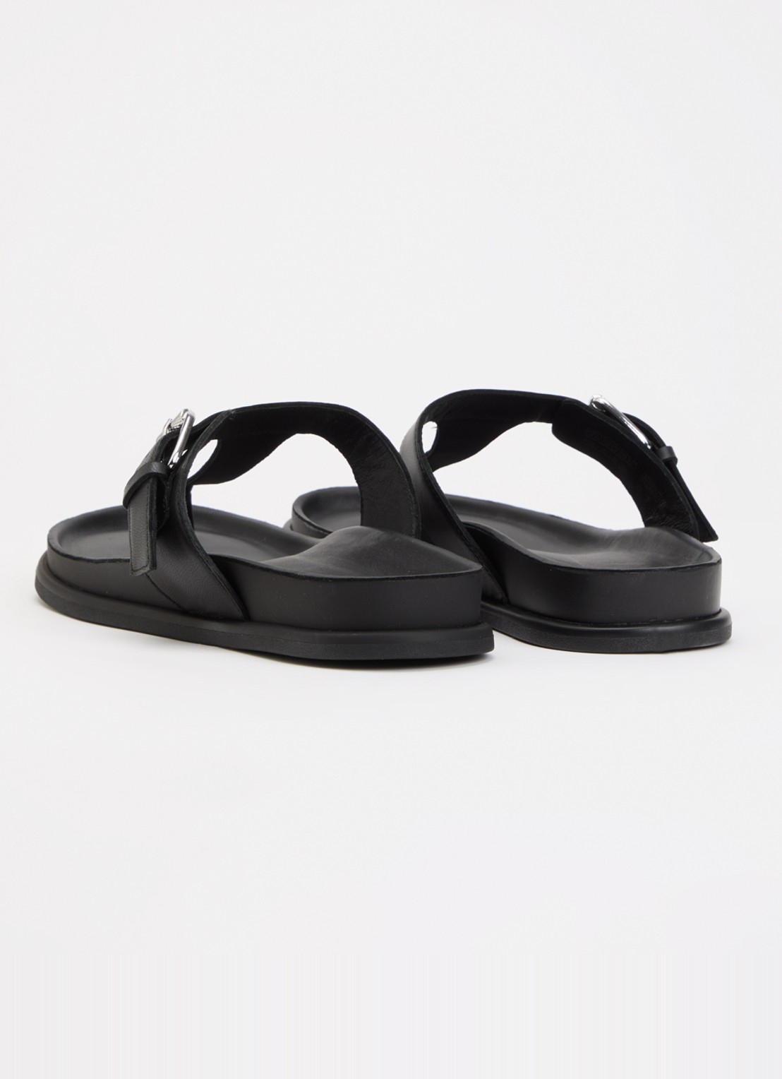 Vagabond Shoemakers Effie slipper van leer - achterkant zwart