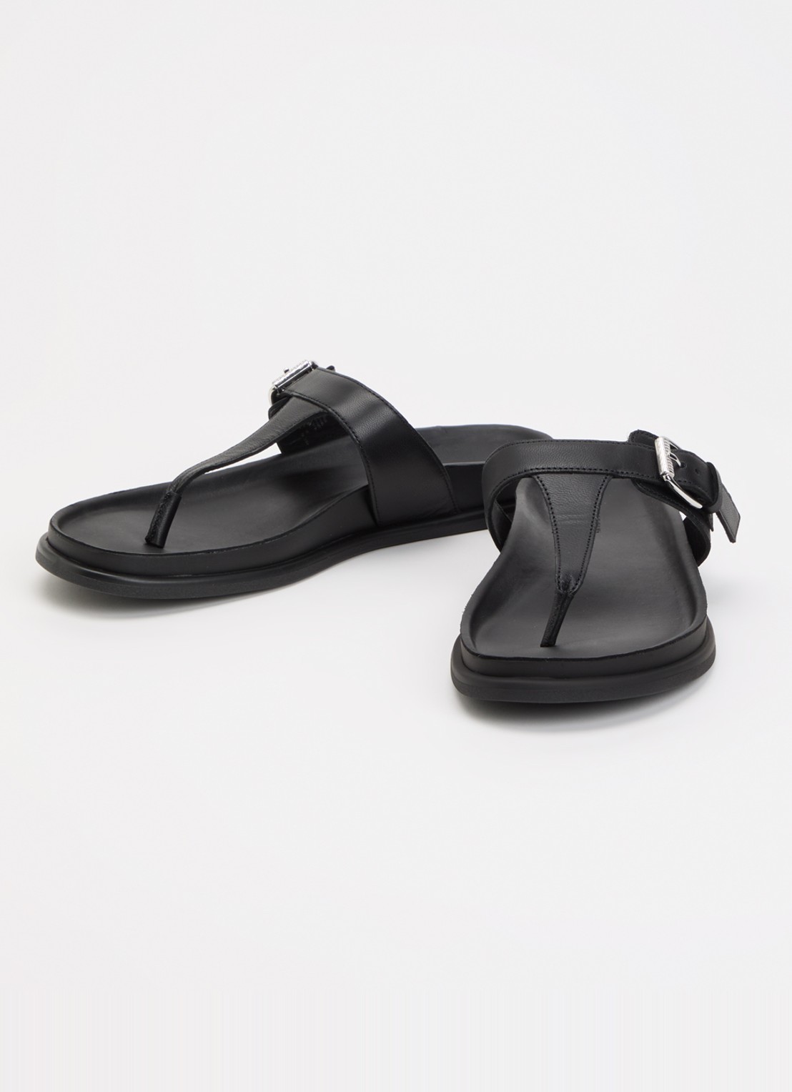 Vagabond Shoemakers Effie slipper van leer - detail 2 zwart