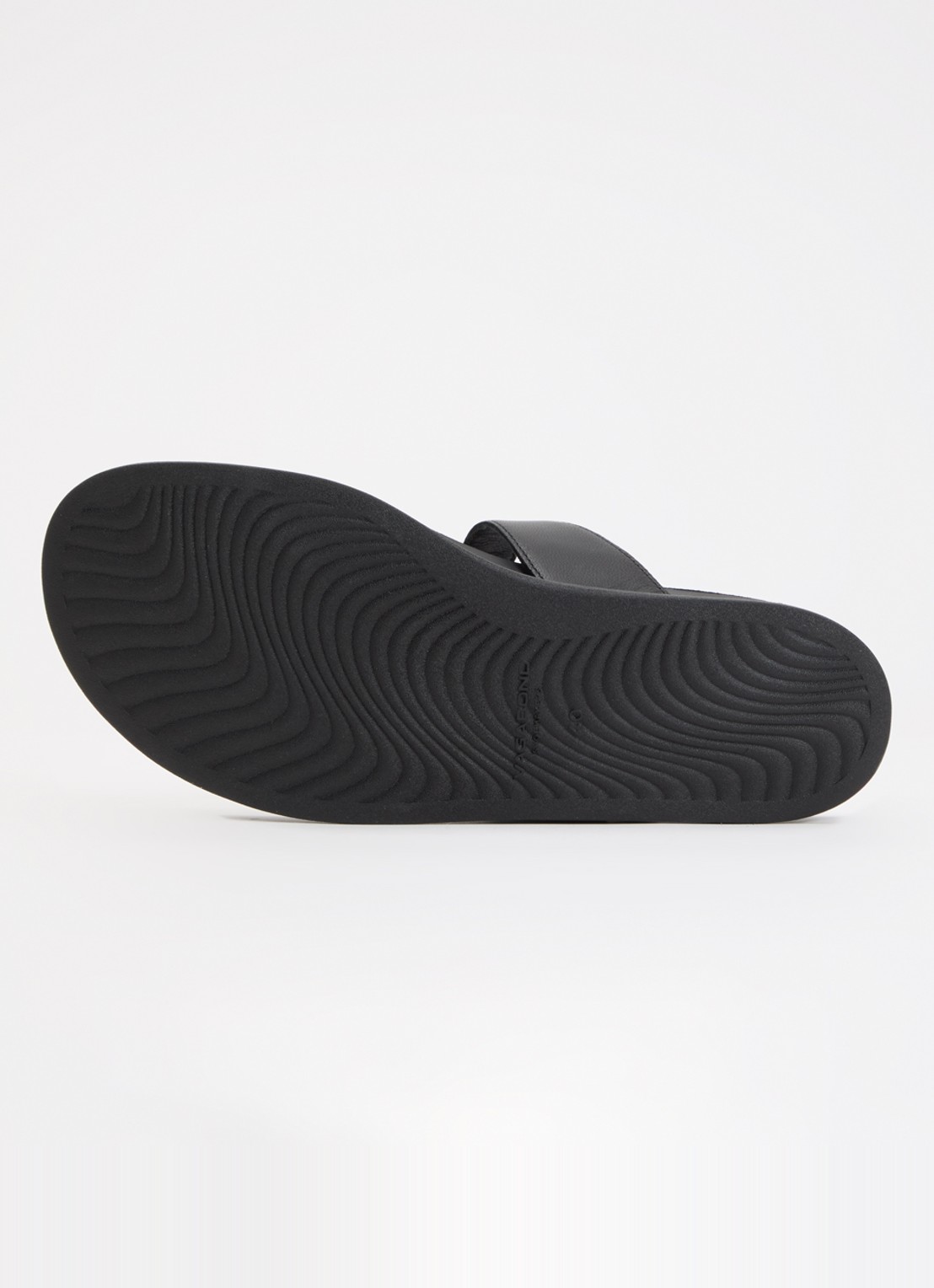 Vagabond Shoemakers Effie slipper van leer - detail 4 zwart