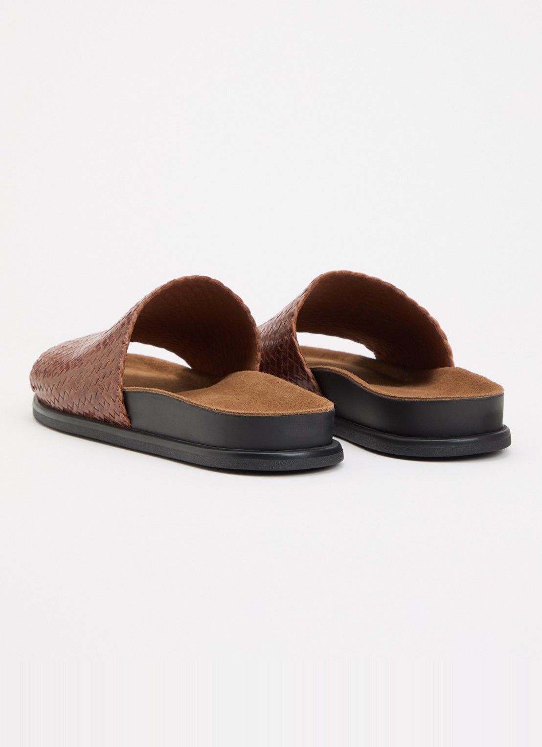 Vagabond Shoemakers Effie slipper van leer - achterkant 4 cognac