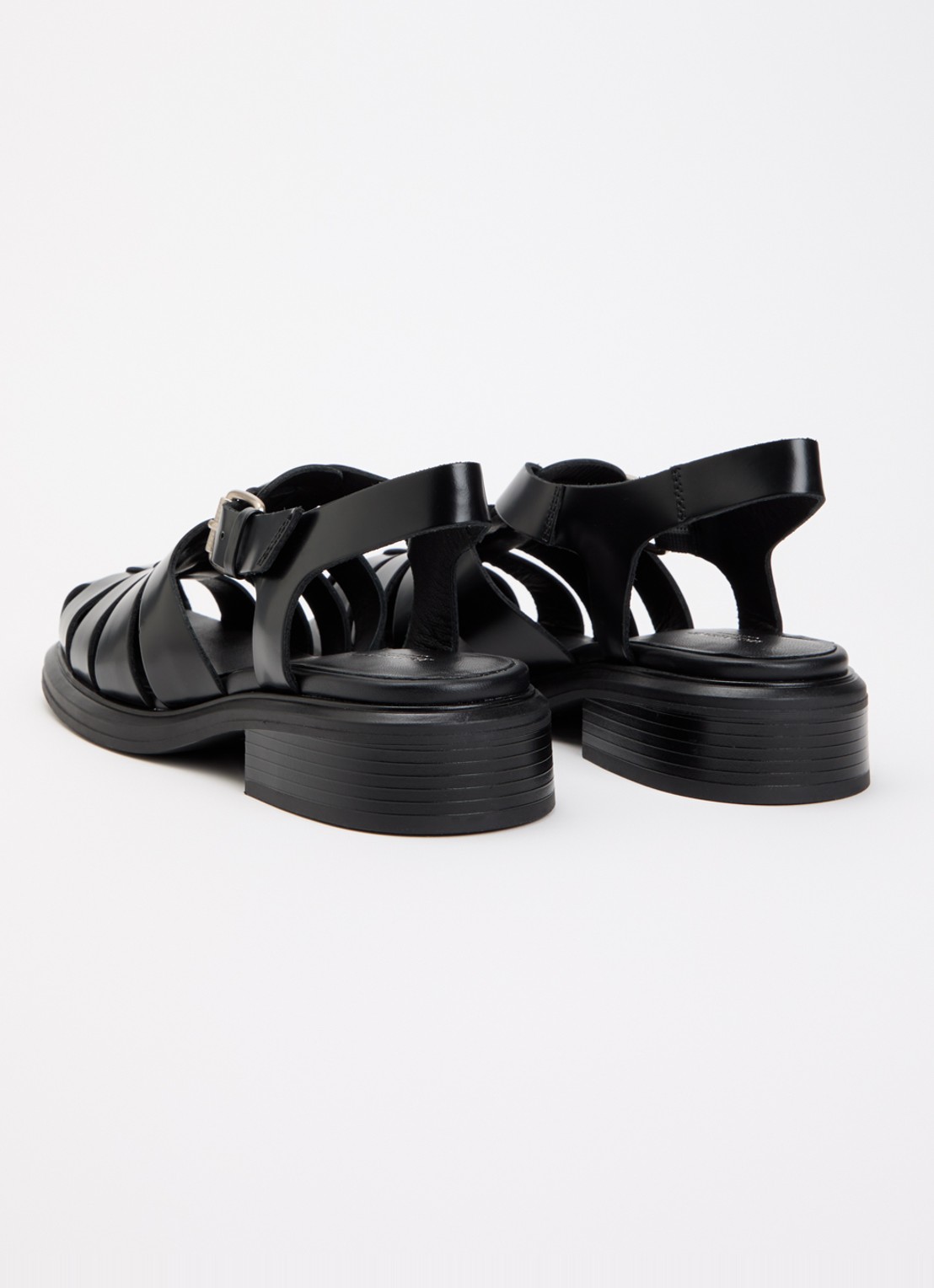Vagabond Shoemakers Ellis sandalette van leer  - achterkant zwart
