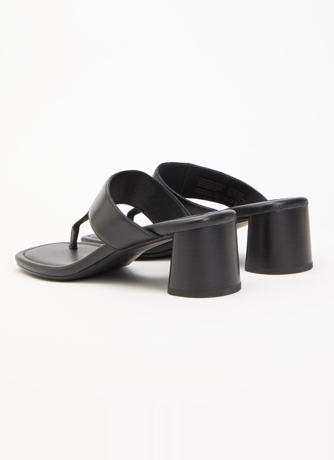 Vagabond Shoemakers Evie sandalette van leer - achterkant 2 zwart