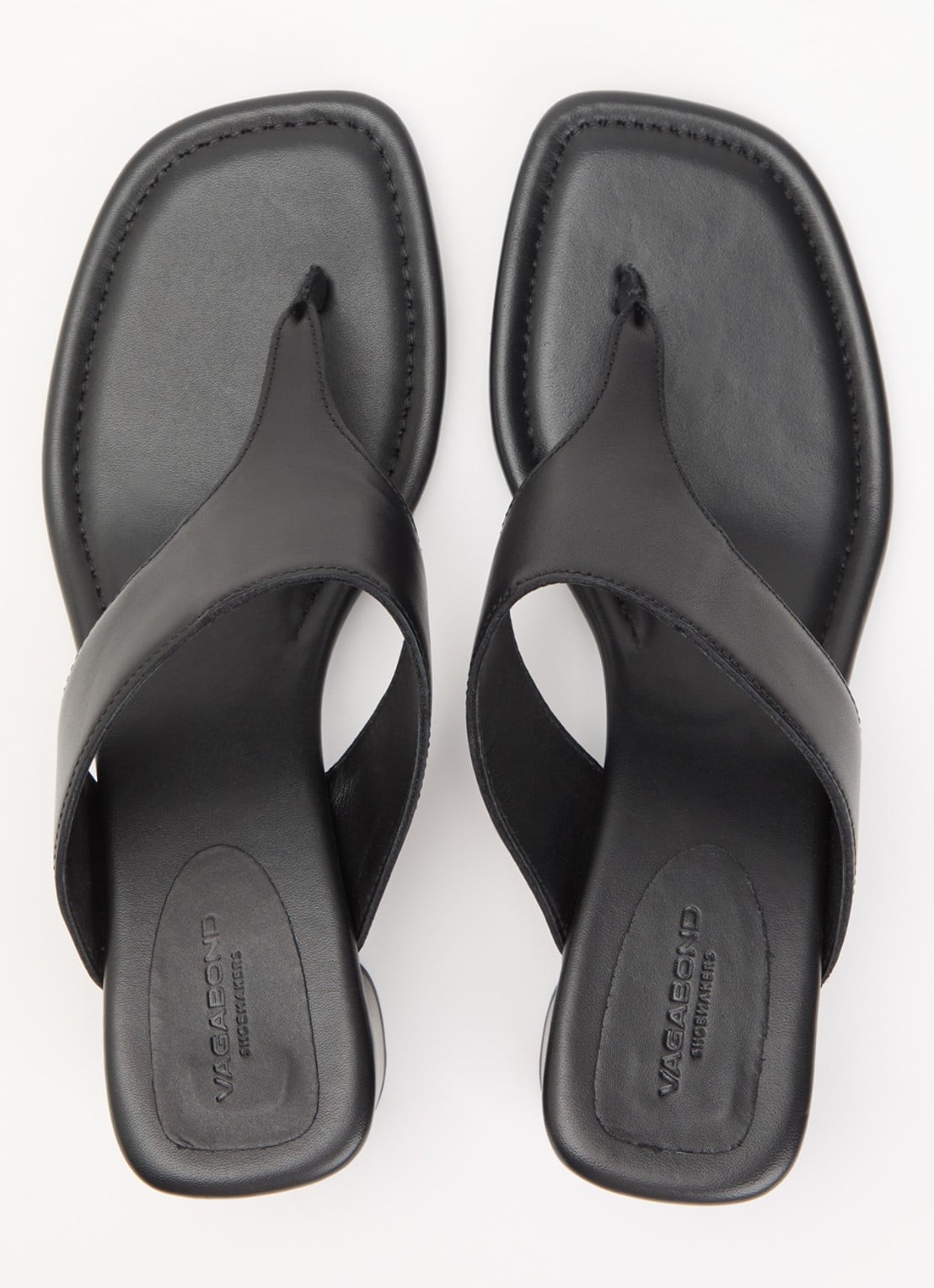 Vagabond Shoemakers Evie sandalette van leer - detail 4 zwart